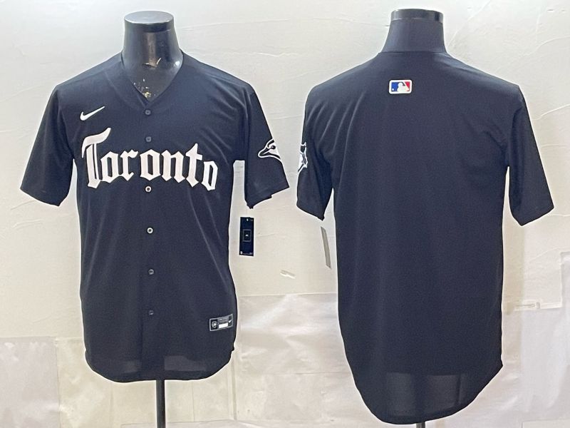Men 2026 Toronto Blue Jays Blank Black 5th generation Joint Name Nike MLB Jersey style 01->nfl hats->Sports Caps